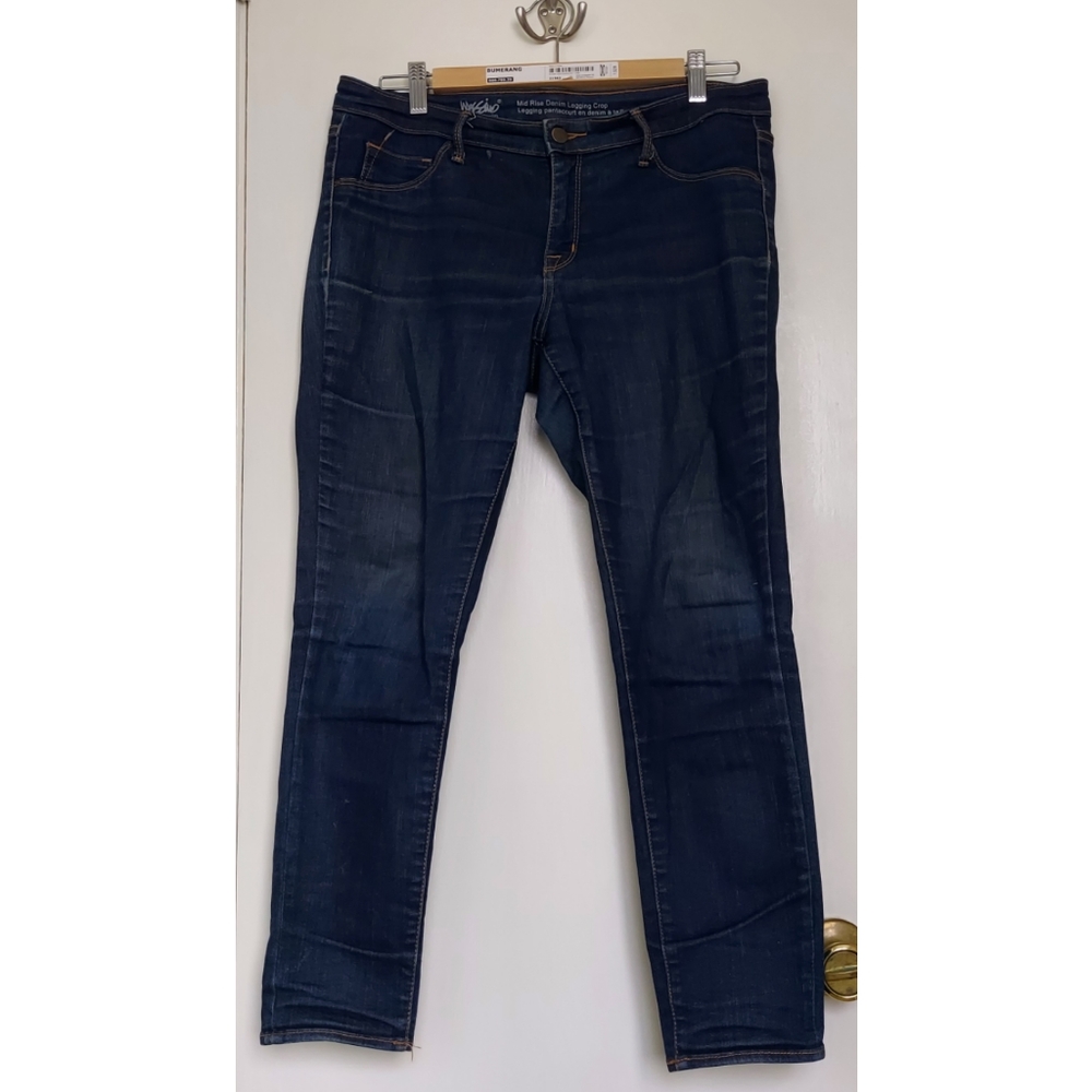 Mossimo Mid Rise Denim Legging Crop